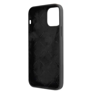 GUESS Case, Silicone Line Triangle for iPhone 13 Pro, GUHCP13LSLTGK, Black 5