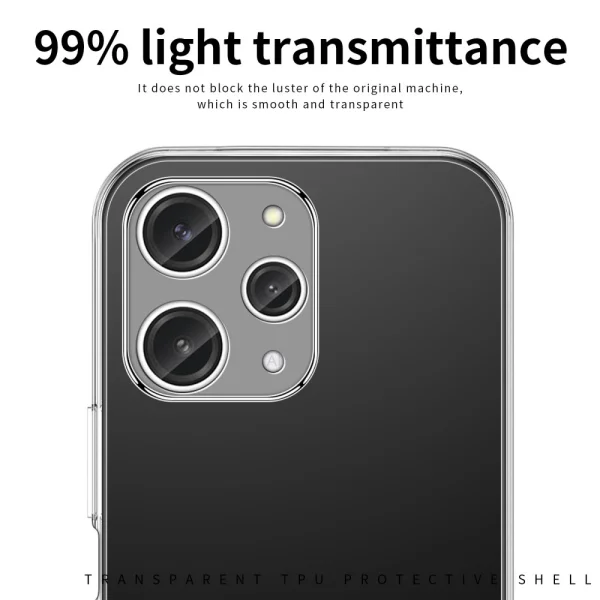 MOFI silicone case for Xiaomi Redmi 12, Transparent 5