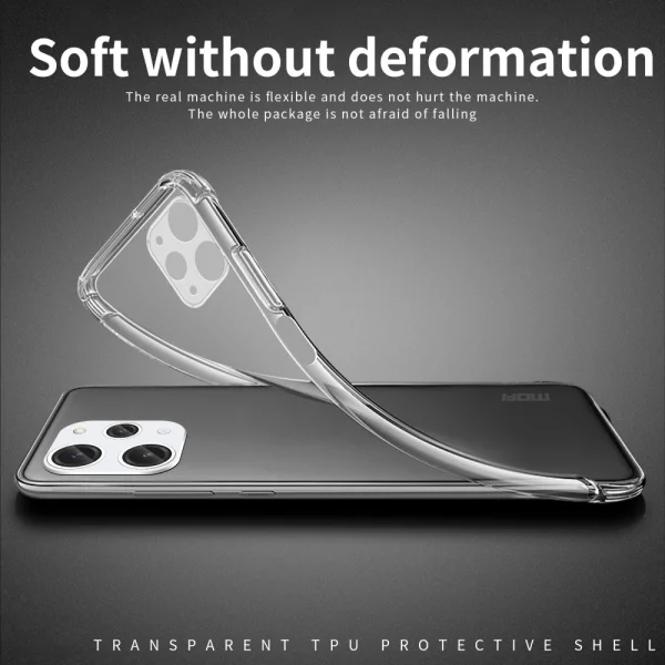 MOFI silicone case for Xiaomi Redmi 12, Transparent 3