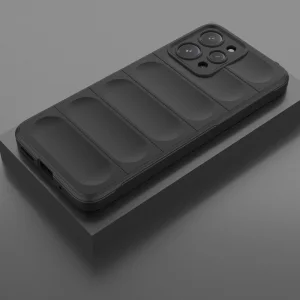 Силиконов калъф Wear-resistant за Xiaomi Redmi 12 4G, Черен 6