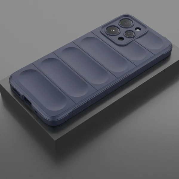 Силиконов калъф Wear-resistant за Xiaomi Redmi 12 4G, Тъмно син 5