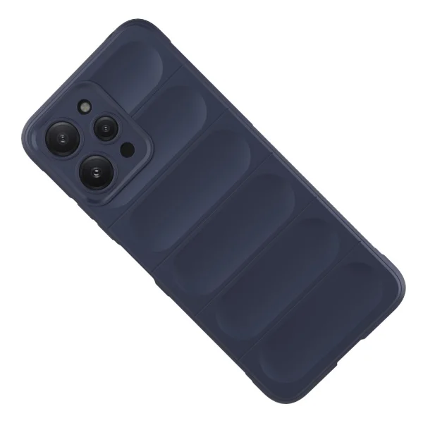 Силиконов калъф Wear-resistant за Xiaomi Redmi 12 4G, Тъмно син 2
