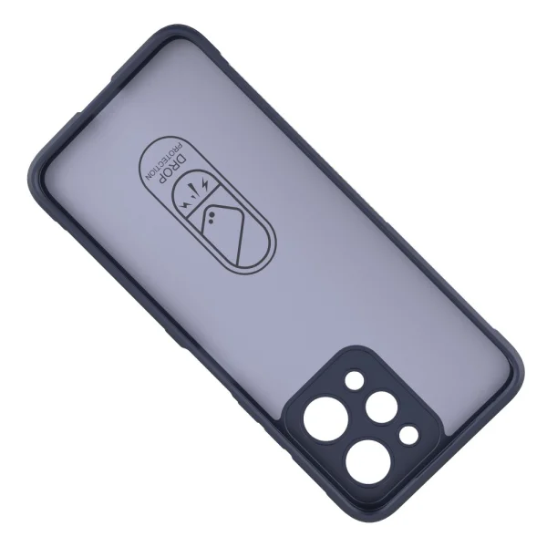 Силиконов калъф Wear-resistant за Xiaomi Redmi 12 4G, Тъмно син 4