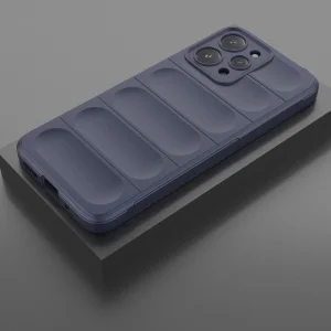 Силиконов калъф Wear-resistant за Xiaomi Redmi 12 4G, Тъмно син 5