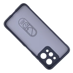 Силиконов калъф Wear-resistant за Xiaomi Redmi 12 4G, Тъмно син 4