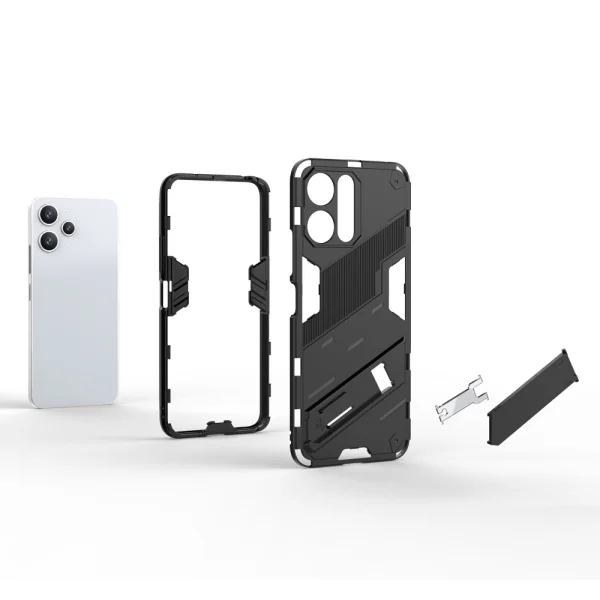 Удароустойчив калъф Shockproof за Xiaomi Redmi 12, Черен 2