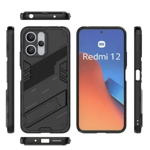 Удароустойчив калъф Shockproof за Xiaomi Redmi 12, Черен 4