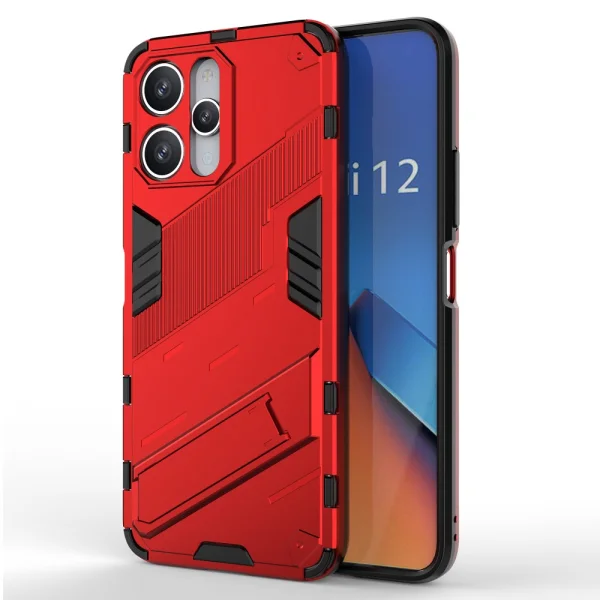 Shockproof Case Shockproof for Xiaomi Redmi 12, Red 1