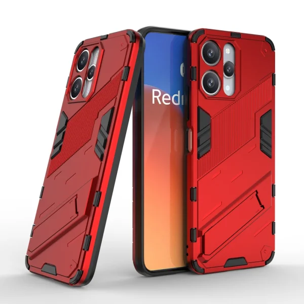 Shockproof Case Shockproof for Xiaomi Redmi 12, Red 3