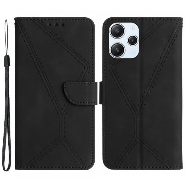 Калъф тефтер Wallet за Xiaomi Redmi 12 4G, Черен 1