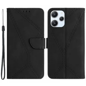 Калъф тефтер Wallet за Xiaomi Redmi 12 4G, Черен
