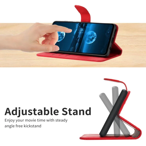 Wallet Flip Case for Xiaomi Redmi 12 4G, Red 5