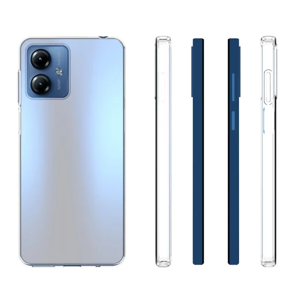 Силиконов калъф за Motorola Moto G14 4G, Прозрачен 5