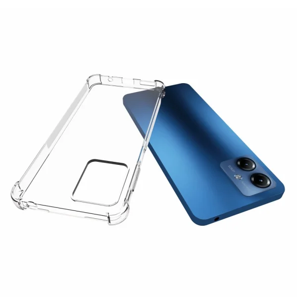 Силиконов калъф Anti Shock за Motorola Moto G14 4G, Прозрачен 3