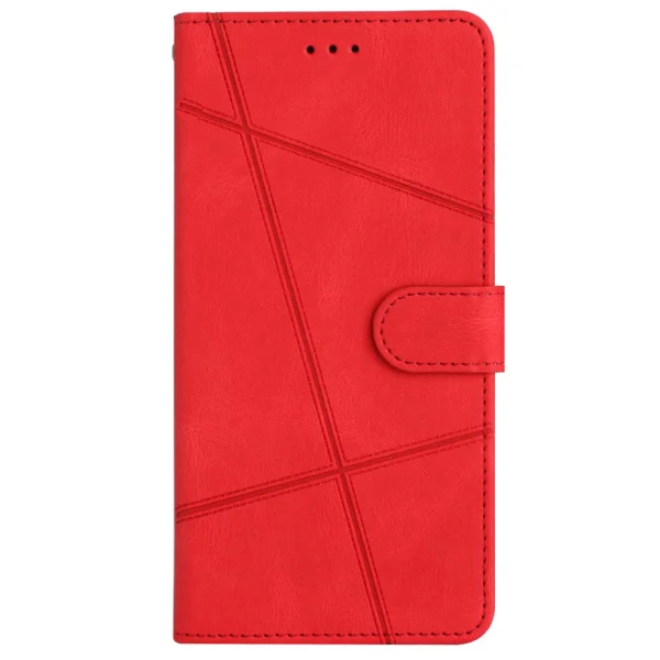 Калъф тефтер Wallet за Motorola Moto G14 4G, Червен 5