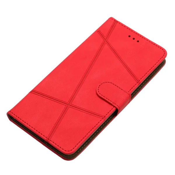 Калъф тефтер Wallet за Motorola Moto G14 4G, Червен 4