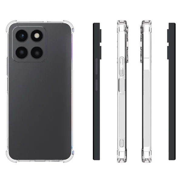 Anti Shock Silicone Case for Huawei Honor X6a, Transparent 5