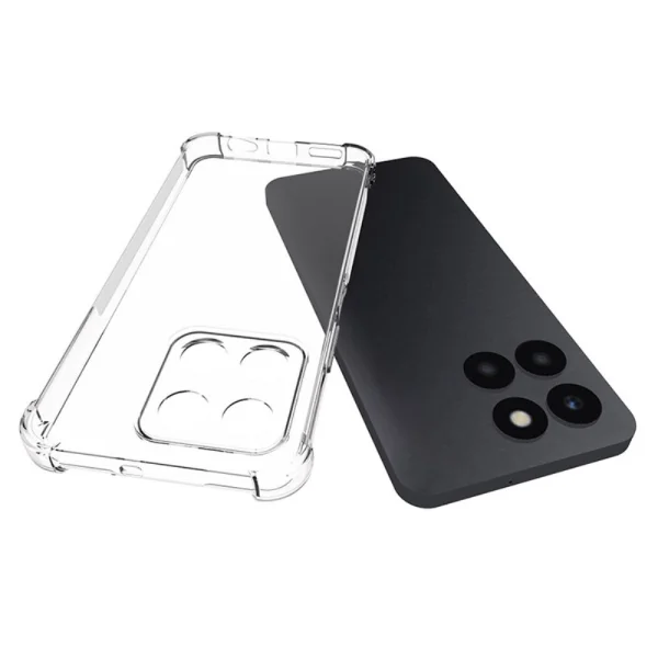 Anti Shock Silicone Case for Huawei Honor X6a, Transparent 2