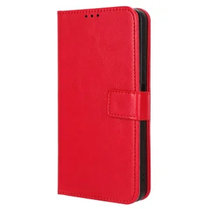 Калъф Тефтер Crazy Horse за Huawei Honor X6a, Червен
