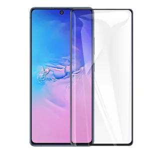 Стъклен Протектор за Samsung Galaxy A91/S10 Lite, Черен
