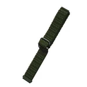 Универсална текстилна каишка за часовници Samsung Galaxy Watch3 45mm, Gear S3 Classic, 22mm, Зелен 4