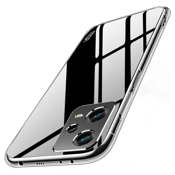 MOFI Silicone Case for Xiaomi Redmi Note 12 Pro Plus 5G, Transparent 2