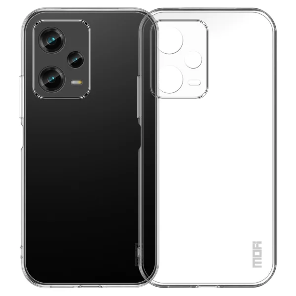 MOFI Silicone Case for Xiaomi Redmi Note 12 Pro Plus 5G, Transparent 1