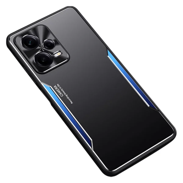 Удароустойчив калъф Aluminium Alloy за Xiaomi Redmi Note 12 Pro Plus 5G, Син 1