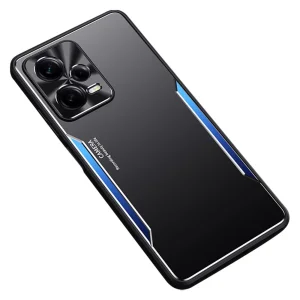 Удароустойчив калъф Aluminium Alloy за Xiaomi Redmi Note 12 Pro Plus 5G, Син