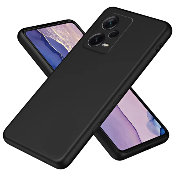 LUX Silicone Case for Xiaomi Redmi Note 12 Pro Plus 5G, Black 1