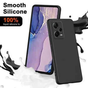 LUX Silicone Case for Xiaomi Redmi Note 12 Pro Plus 5G, Black 3
