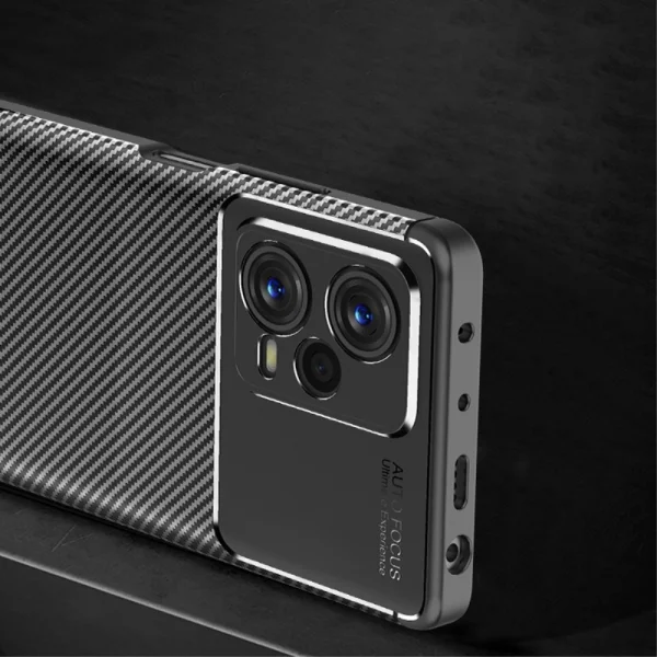 Силиконов Калъф Carbon за Xiaomi Redmi Note 12 Pro Plus 5G, Черен 4