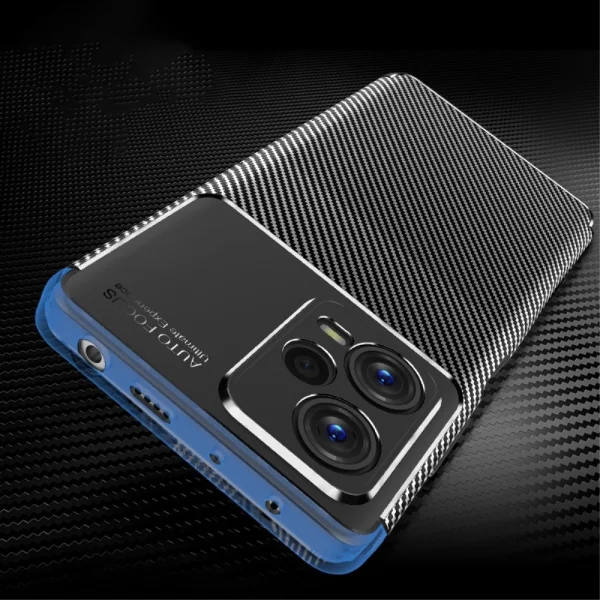 Силиконов Калъф Carbon за Xiaomi Redmi Note 12 Pro Plus 5G, Черен 3
