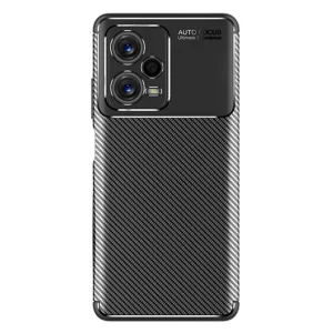 Силиконов Калъф Carbon за Xiaomi Redmi Note 12 Pro Plus 5G, Черен