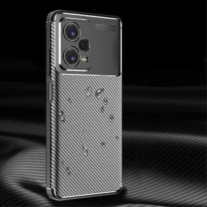Силиконов Калъф Carbon за Xiaomi Redmi Note 12 Pro Plus 5G, Черен 5