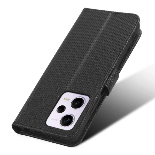 Калъф Тефтер Diamond за Xiaomi Redmi Note 12 Pro Plus 5G, Черен 3