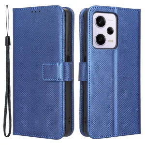 Калъф Тефтер Diamond за Xiaomi Redmi Note 12 Pro Plus 5G, Син