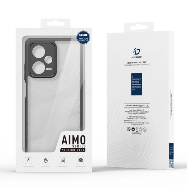 Удароустойчив калъф DUX DUCIS за Xiaomi Redmi Note 12 Pro Plus 5G, Черен 5