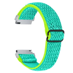 Универсална каишка Elastic за Samsung Galaxy Watch 46mm, Watch3 45mm, Жълт-Зелен