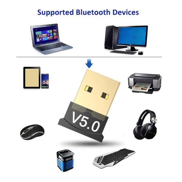 Wireless Bluetooth 5.0 Receiver, Transmitter Adapter for PC 2