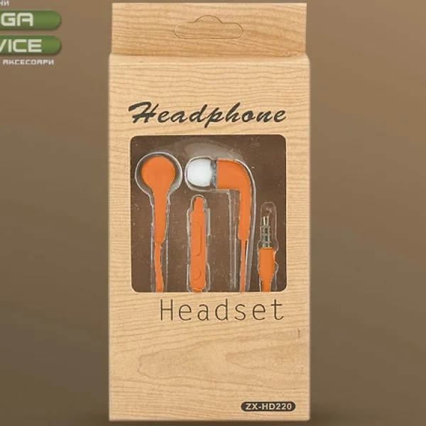 HANDS FREE FOR SMARTPHONE 3.5MM JACK - Orange 2
