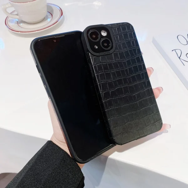 Silicone Case for iPhone 15, Black 5