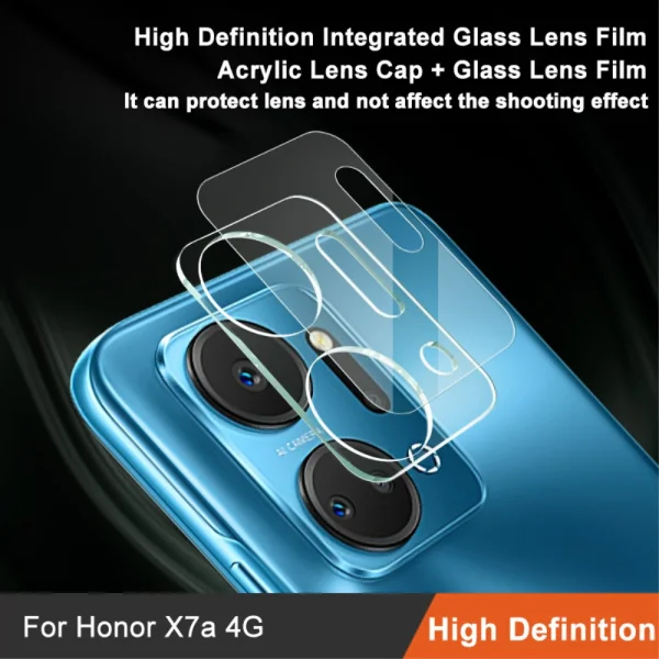 IMAK Camera Glass Protector for Huawei Honor X7a 2