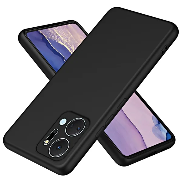 Силиконов калъф LUX за Huawei Honor X7a 5G, Черен 2