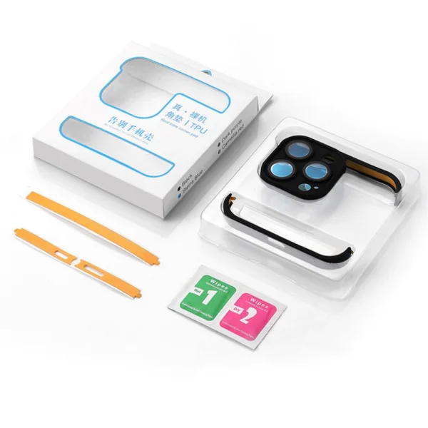 Bumper with Camera Protector for iPhone 15, Black 2