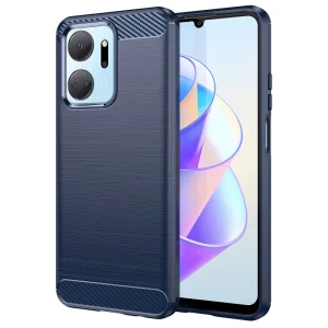 Силиконов Калъф Carbon за Huawei Honor X7a 5G, Син