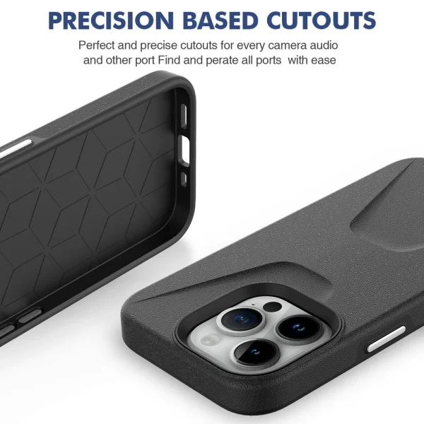 Shockproof Case for iPhone 15 Pro, Black 6