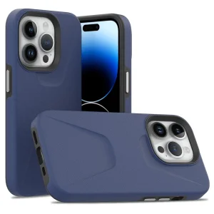 Удароустойчив калъф Shockproof за iPhone 15 Pro, Син-Черен