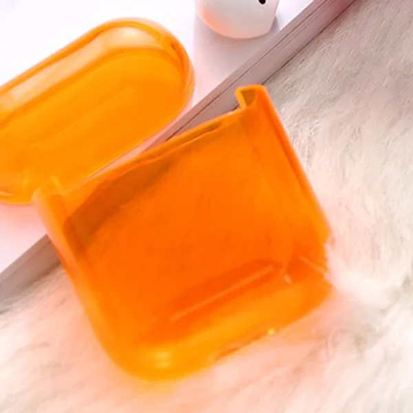 Plastic Case for Apple AirPods, Orange 1