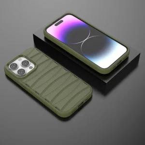 BIBERCAS Silicone Case for iPhone 15 Pro, Green 5